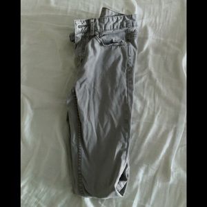 Light pink zipper pants